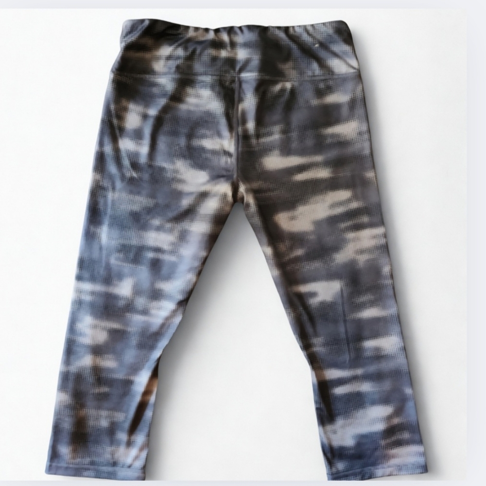 Reebok Blue Grey Capri Legging